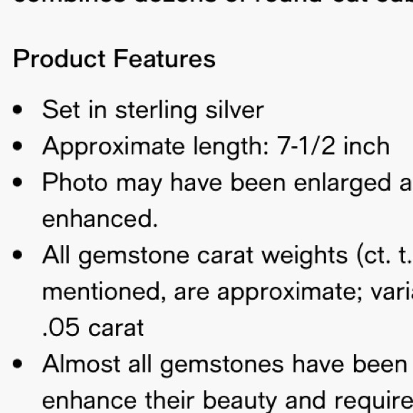 Elegant 925 Sterling Silver Tennis Bracelet - Picture 8 of 8